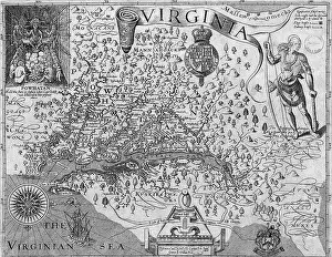 Cartographer: Map of Virginia, 1624