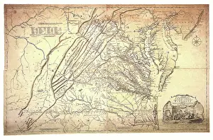 1751: Map of Virginia and Maryland 1751