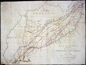 Alabama: Map of Washington to New Orleans
