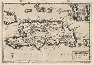 1706: Map - West Indies - Hispaniola