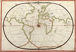 Oliva: Map of the world, 1590