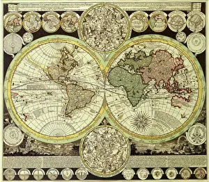 Spheres: Map of the World 1700