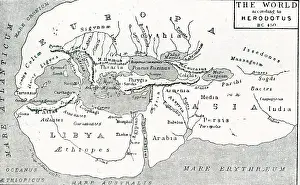 Herodotus: Map of the World According To Herodotus