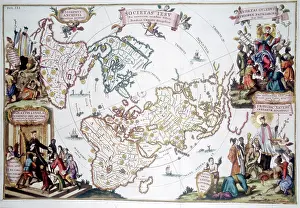 Sherer: Map of the World c. 1700