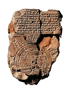 Babel: Map of the World. ca. 700 BC - 500 BC. Tablet