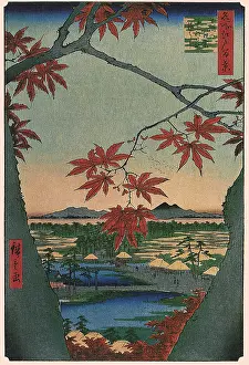 Mama: Maple Landscape, by Hiroshige