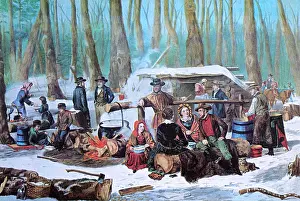Kettles: Maple Sugaring, 1872