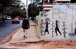 Streetside: Maputo at the first elections. Mozambique 1994. Cedric