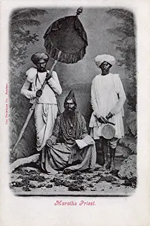 Maratha: A Maratha Priest, India