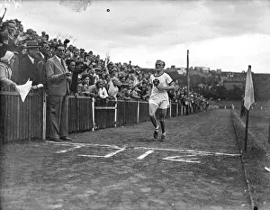 Athlet: Marathon with Austrian Franz Tuschek