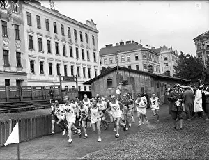 Athlet: Marathon with Austrian Franz Tuschek