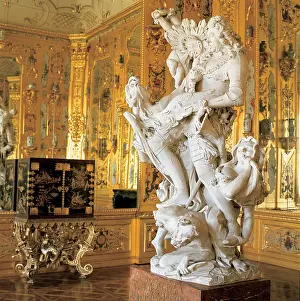 Balthasar: Marble sculptur of Prince Eugene in Castle Belvedere
