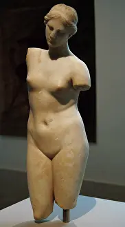 Aphrodite: Marble statue of Aphrodite Anadyomene