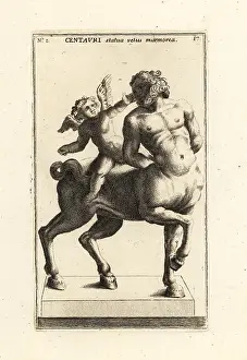 Aphrodisias: Marble statue of a Centaur and Cupid