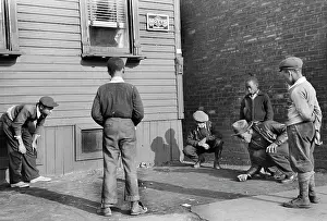 Rosskam: marbles - games - Chicago