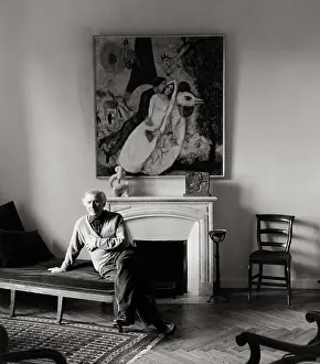 Chagall: Marc Chagall in his mansion