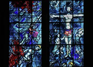 Axial: Marc Chagall stained glass window, Cathedrale