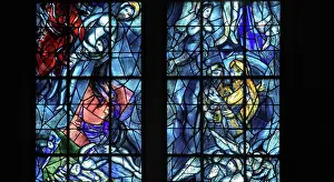 Axial: Marc Chagall stained glass window, Cathedrale