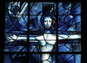 Axial: Marc Chagall stained glass window, Cathedrale