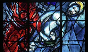 Chagall: Marc Chagall stained glass window, Cathedrale
