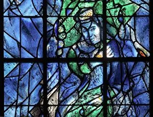 Chagall: Marc Chagall stained glass window, Cathedrale