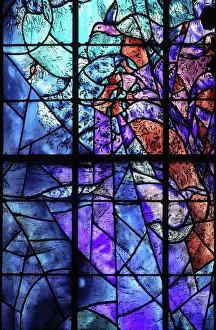 Chagall: Marc Chagall stained glass window, Cathedrale