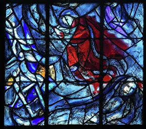Chagall: Marc Chagall stained glass window, Cathedrale
