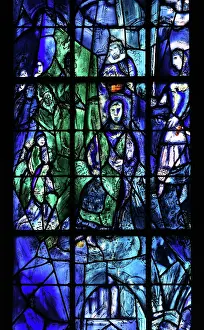 Chagall: Marc Chagall stained glass window, Cathedrale