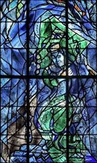 Chagall: Marc Chagall stained glass window, Cathedrale