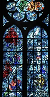 Chagall: Marc Chagall stained glass window, Cathedrale