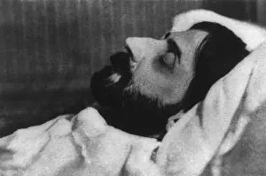Proust: Marcel Proust on his death bed in 1922. He died