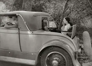 Additional: Marceline Day in an automobile, 1927