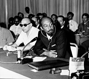 Marcelino: Marcelino dos Santos at a conference