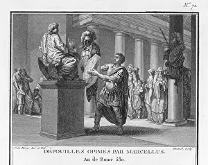 Gallic: Marcellus dedicates Gallic spoils to the gods