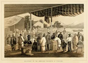 Protocols: On March 13, 1854, American presents were