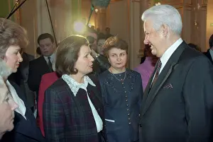 Tereshkova: March 8 celebration in Kremlin, 1996