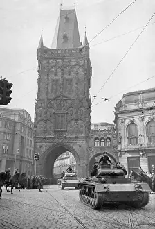 Prag: March-in of German troops in Prague, 1939
