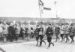 Kyffhauserbund: March of the Kyffhaeuserjugend in Kiel, 1929