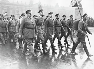 Stahl: The march of Stahlhelm members with Prince Eitel Friedrich