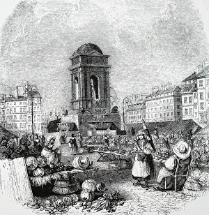 Produce: Marche des Innocens, the market which supplied