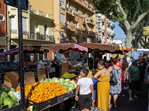 Stall: Marche Saint-Jacques, Perpignan, Pyrenees-Orientales, France