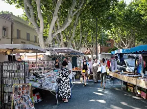 Stall: Marche Saint-Jacques, Perpignan, Pyrenees-Orientales, France