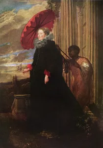 Grimaldi: Marchesa Elena Grimaldi, by Van Dyck