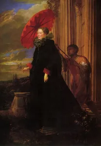 Dyck: Marchesa Elena Grimaldi, by Van Dyck