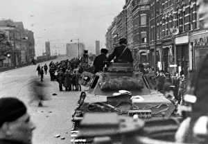 Benelux: Marching in of German troops in Rotterdam, 1940