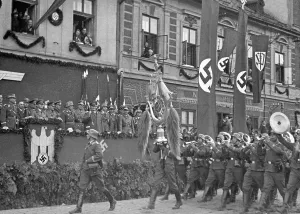 Csfr: Marching of the Luftwaffe before Hermann Goering, 1938