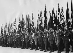 Organisations: Marching up of the standard-bearers in the