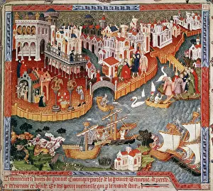 1271: Marco Polo (1254-1324) setting out from Venice