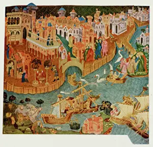 1255: Marco Polo leaving Venice