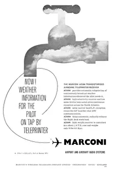 Teleprinter: Marconi AD308 Data Handling Teleprinter
